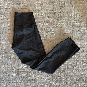 Lululemon Athletica Gray Striped Leggings